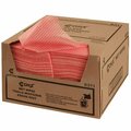 Chicopee 8311 Chix 11 1/2'' x 24'' Pink Standard-Duty Foodservice Wet Wiper - 200/Case, 200PK 2488311N